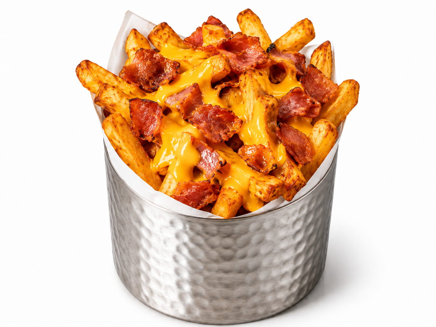 Frites Maison Cheddar et Lardons Fumés