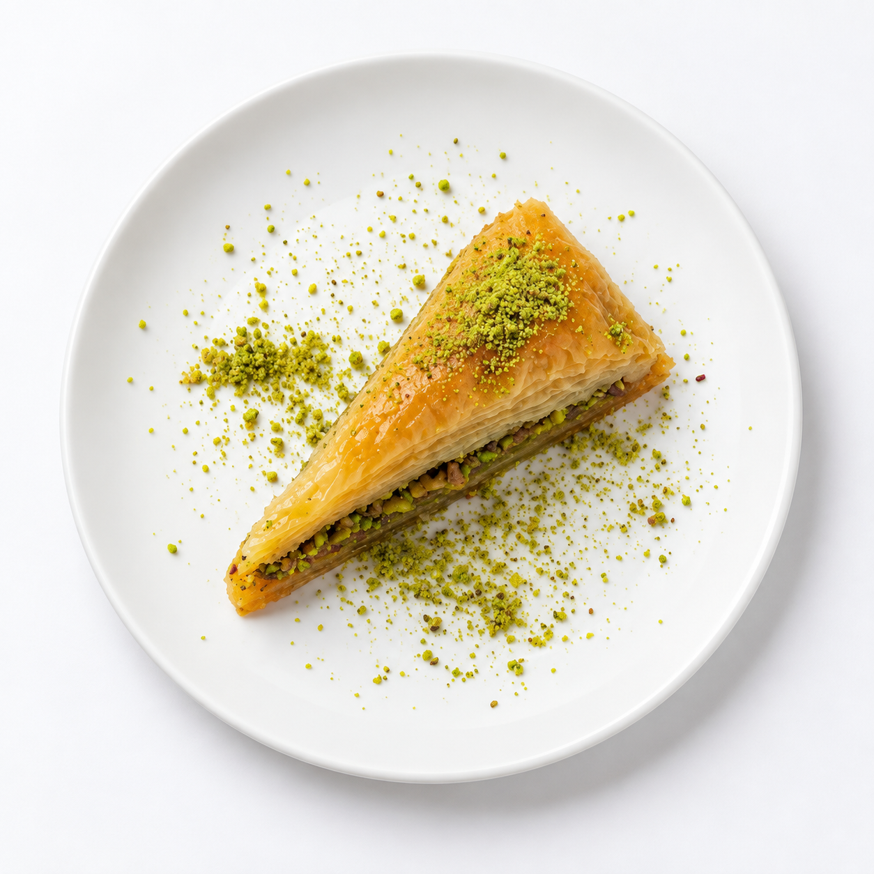 Feuilleté à la pistache